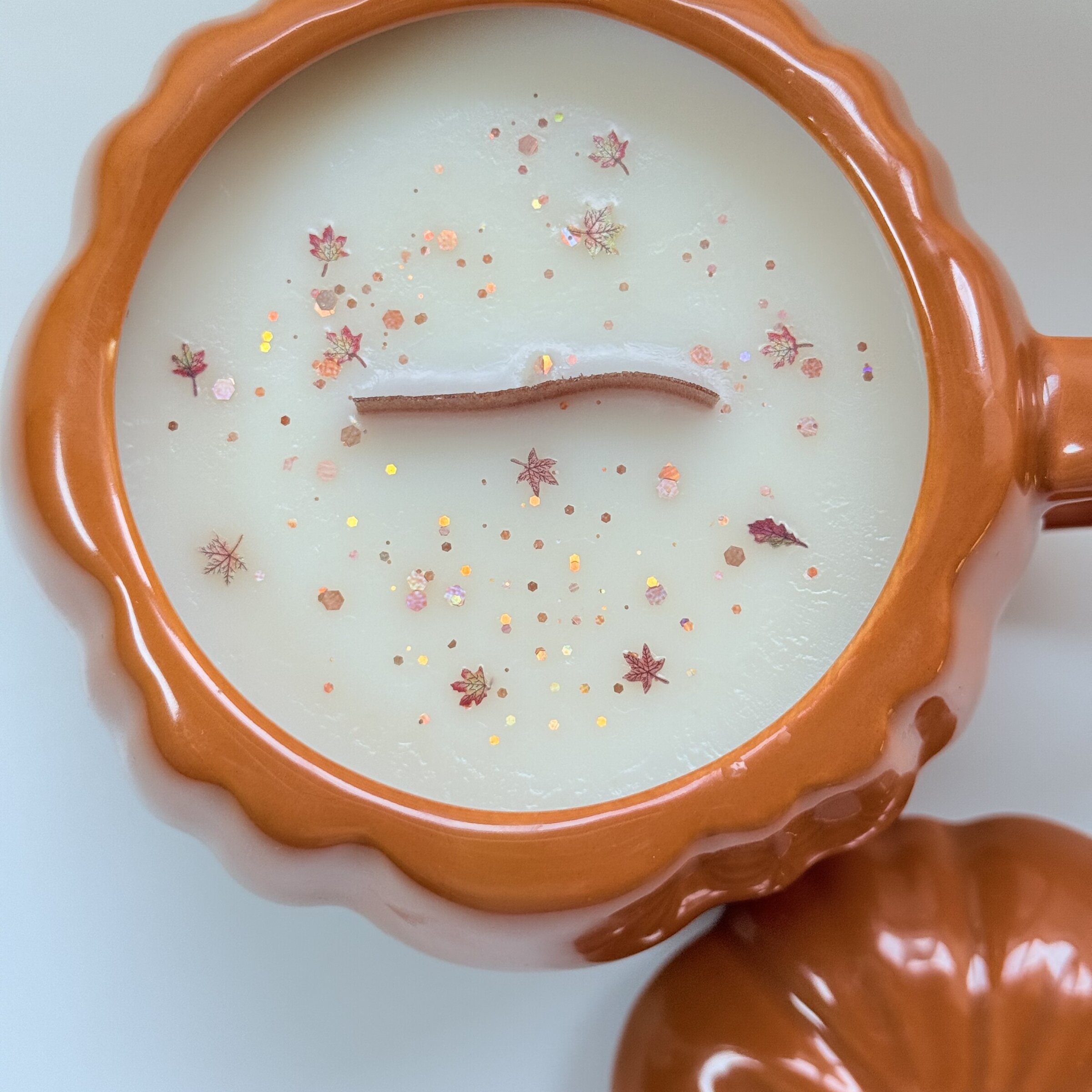 Velas en taza Otoño