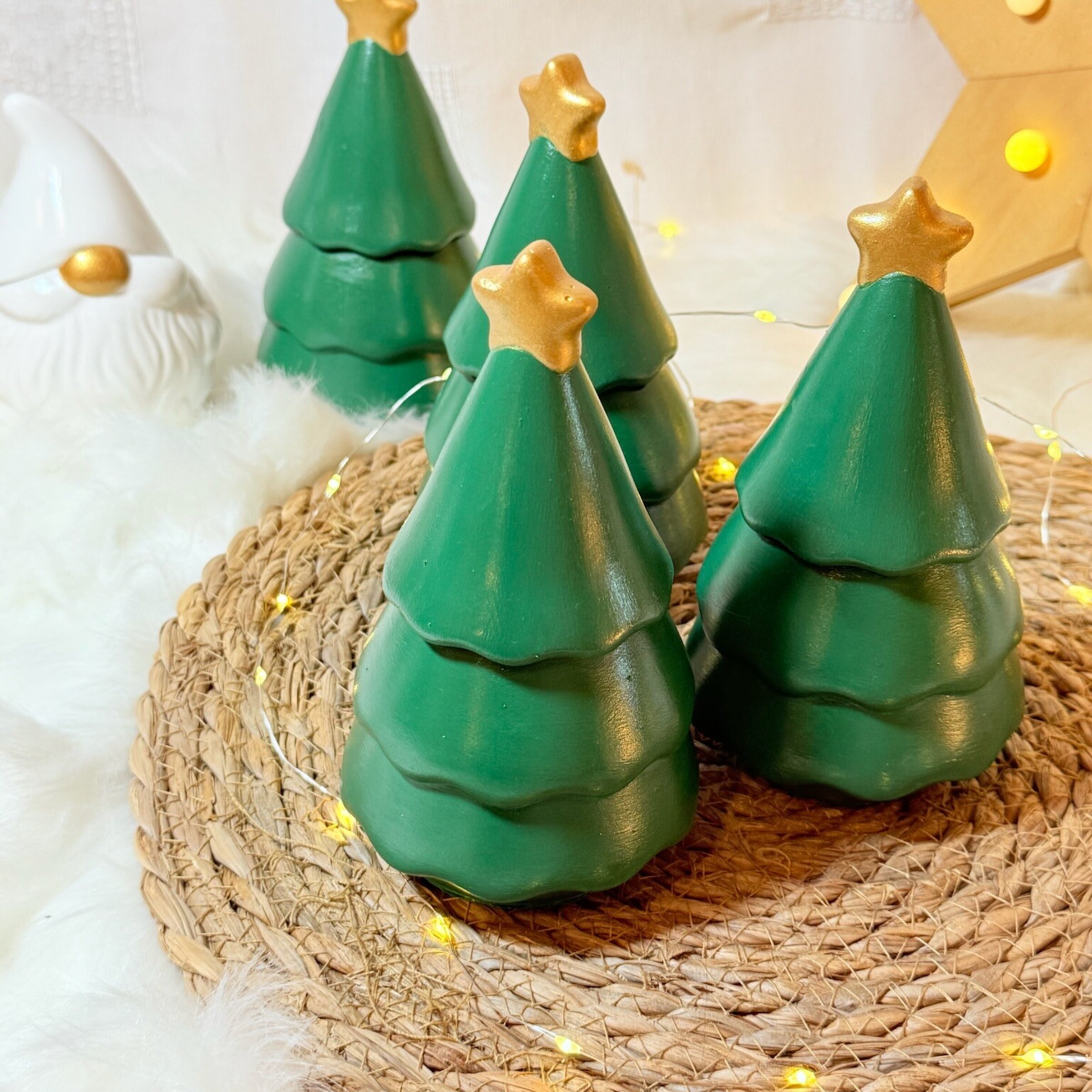 Vela en tarro artesanal Navidad