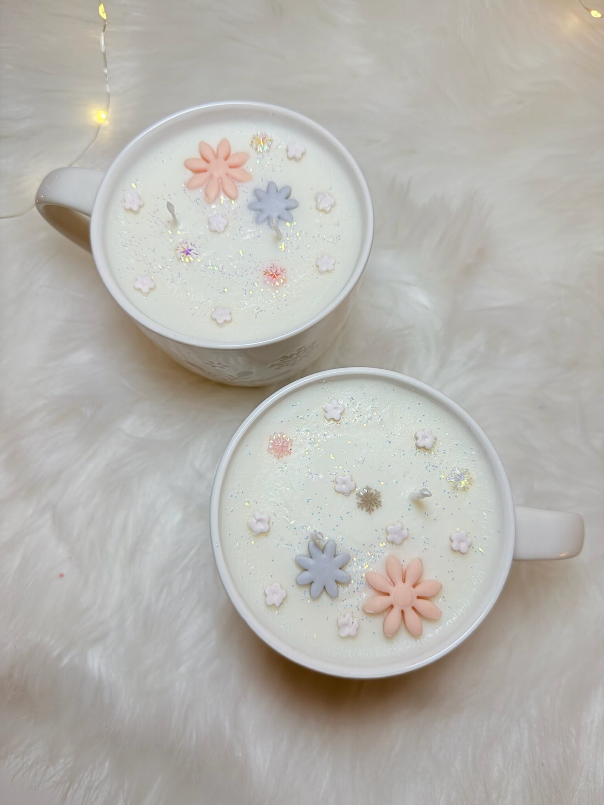 Vela en taza “Dia de nieve” - 2